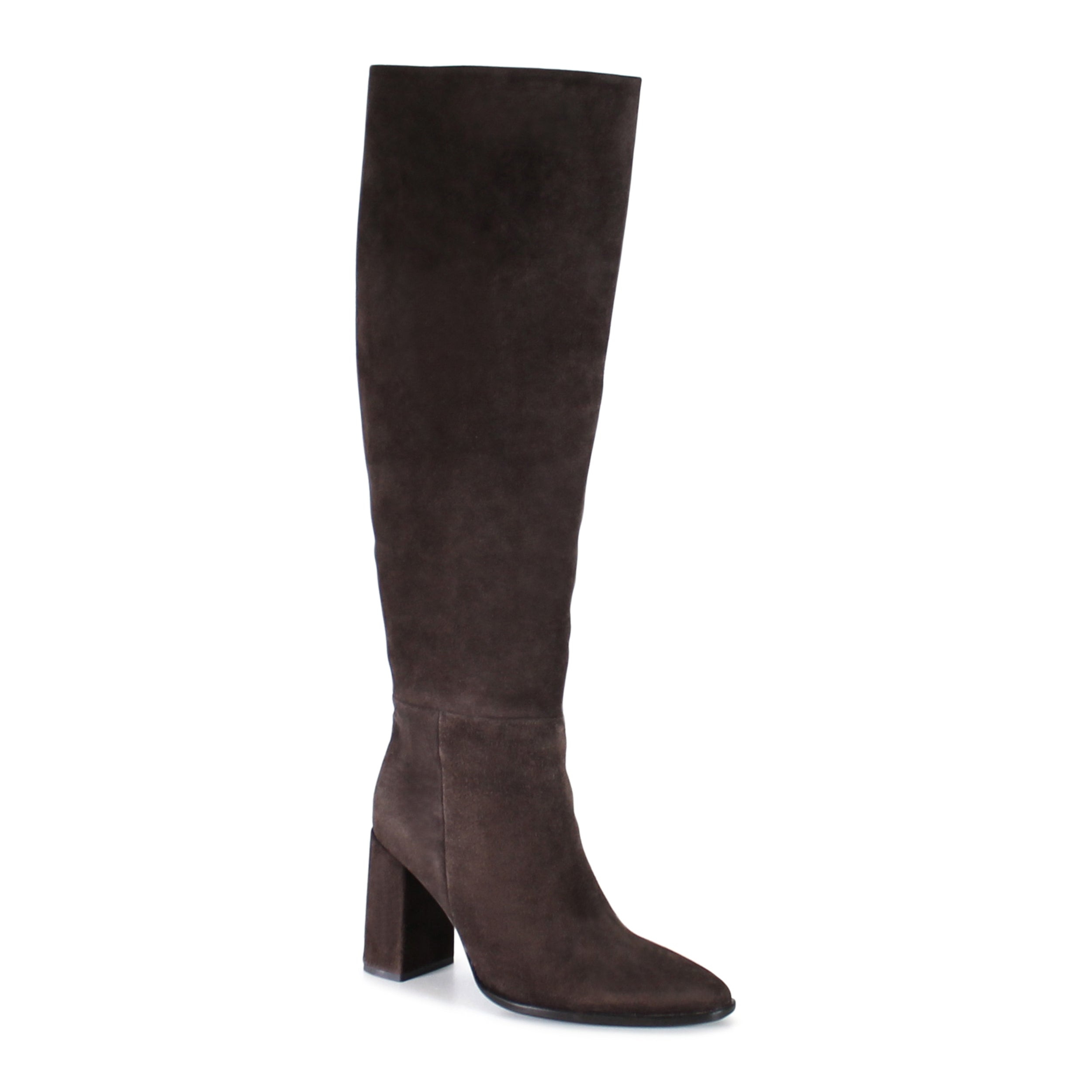 Text Back | Womens Tall Genuine Leather and Suede Boots – DibaTrue