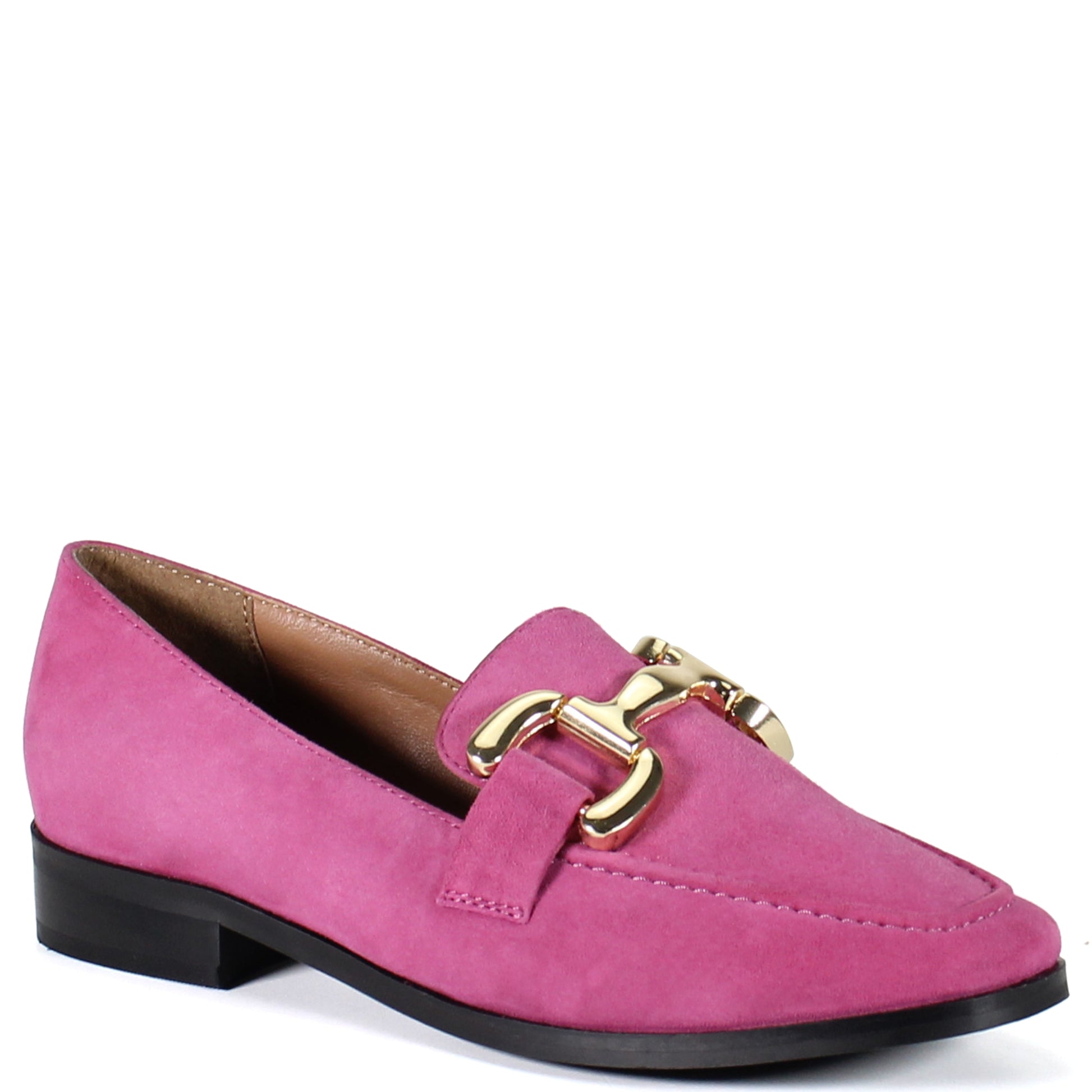 Fuchsia Pink Suede