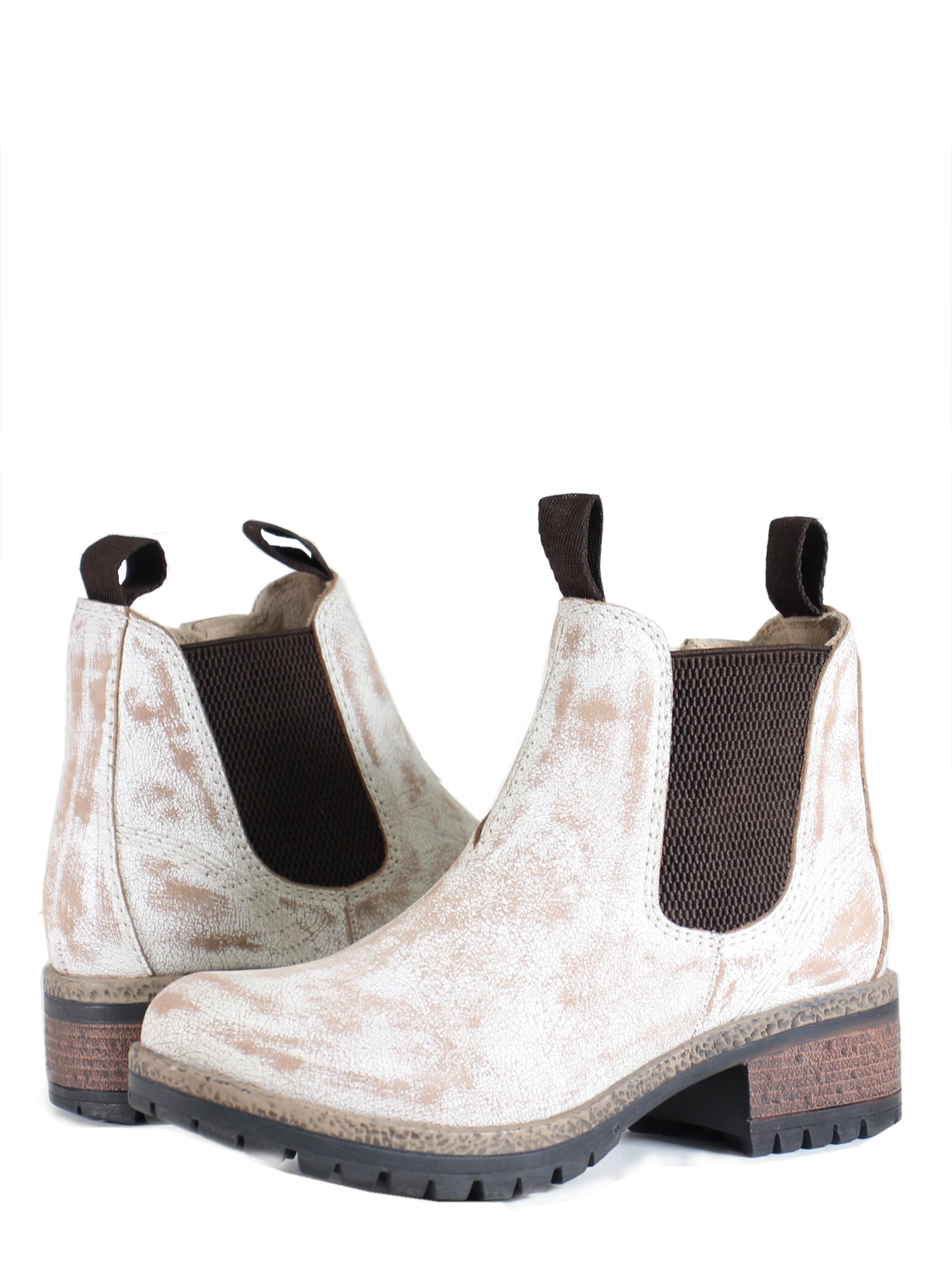 Diba True Women s Chelsea Dual Tab Ankle Boot in Distressed