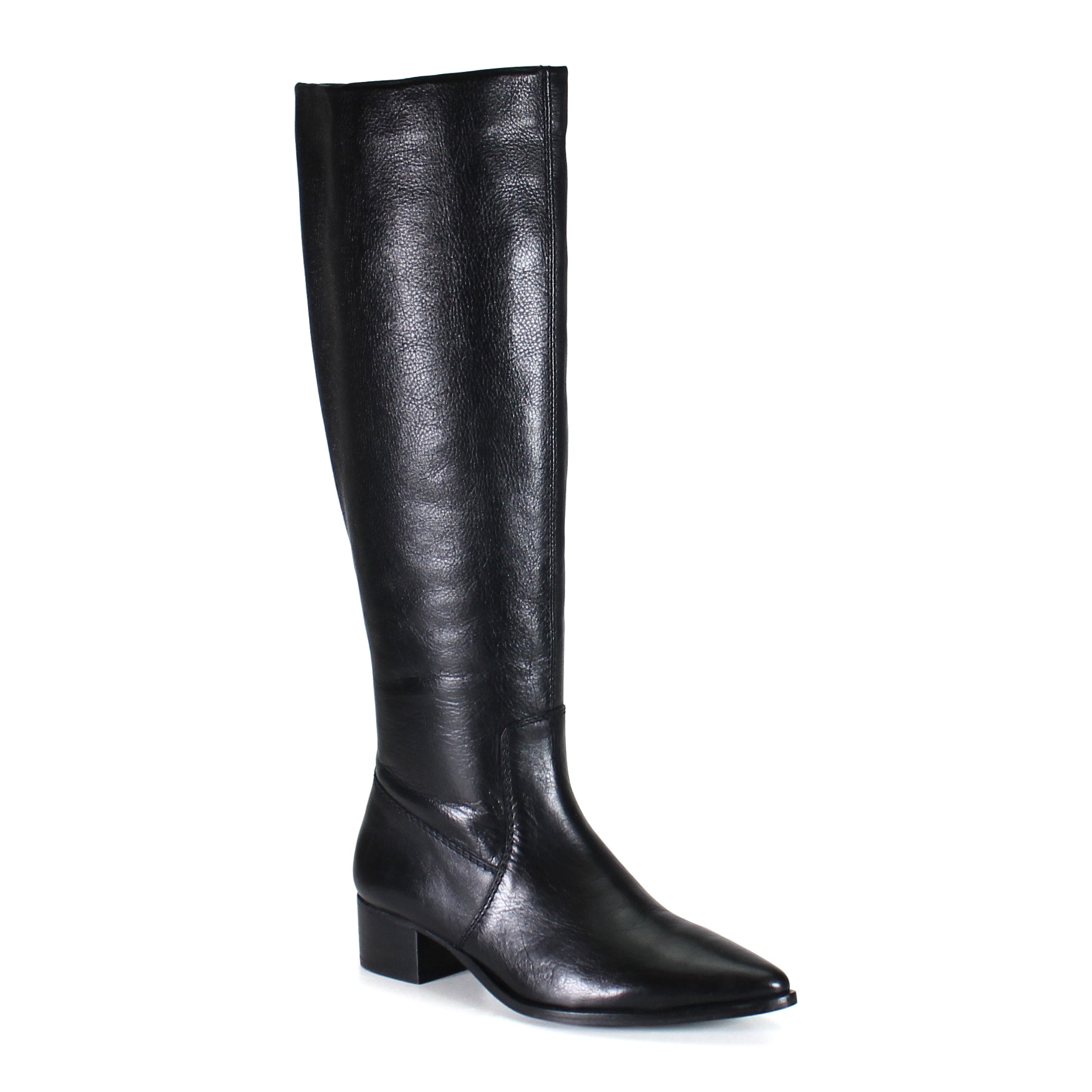 Dig Ital | Tall Leather and Suede Pointed Toe Boots – DibaTrue
