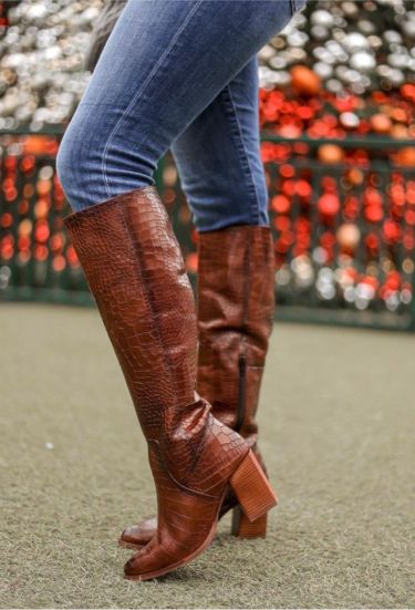 Diba True Women's TRUE DO Genuine Leather Tall Shaft Knee-High